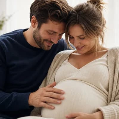 Paar in der Schwangerschaft – Papa werden